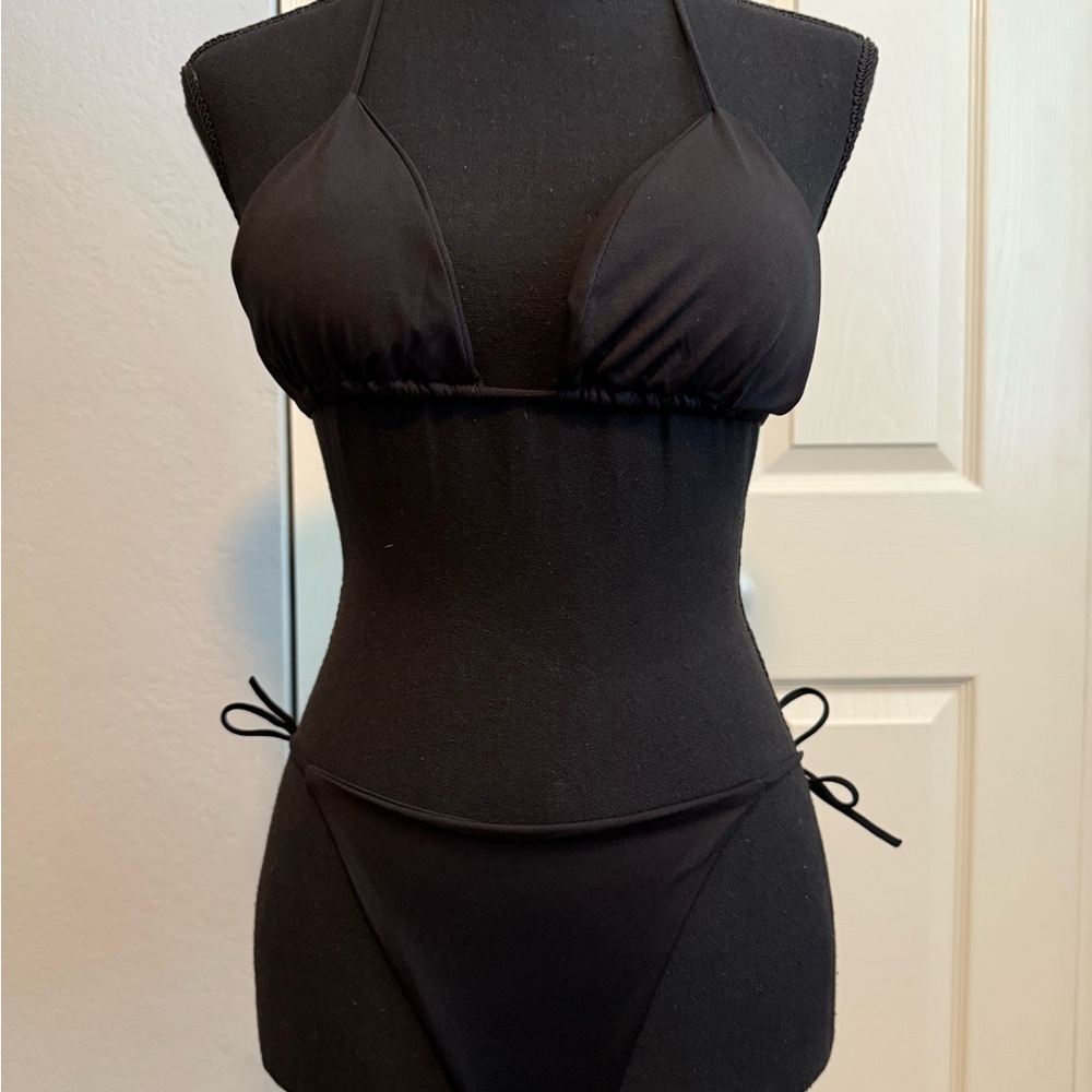 Black Triangle Bikini Set